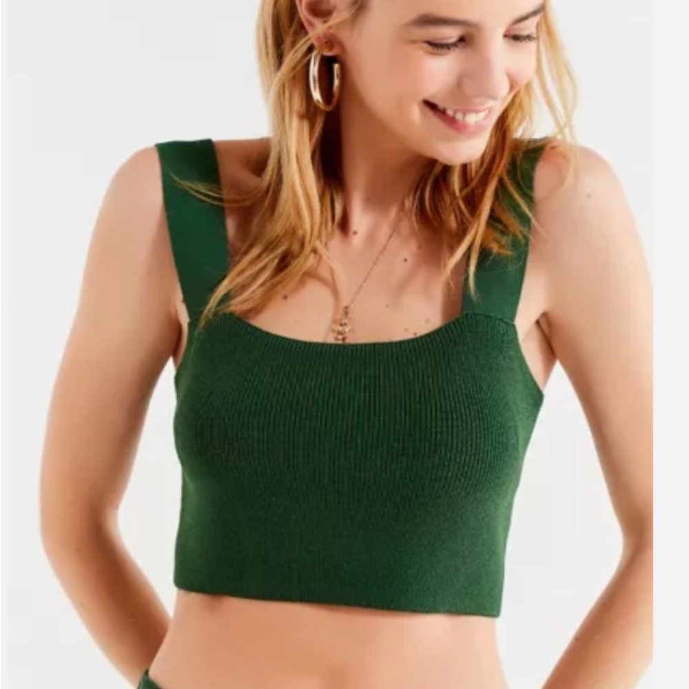 Green Sweater Tank